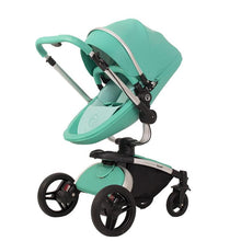 Load image into Gallery viewer, Baby stroller 3 In 1 luxury leather , bassinet, carriage, pram, toddler travel system.